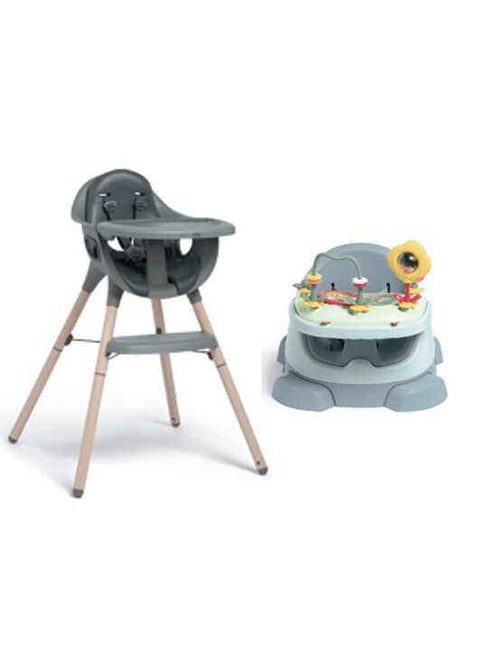 Baby Bug Bluebell with Scandi Grey Juice Highchair Highchair image number 1